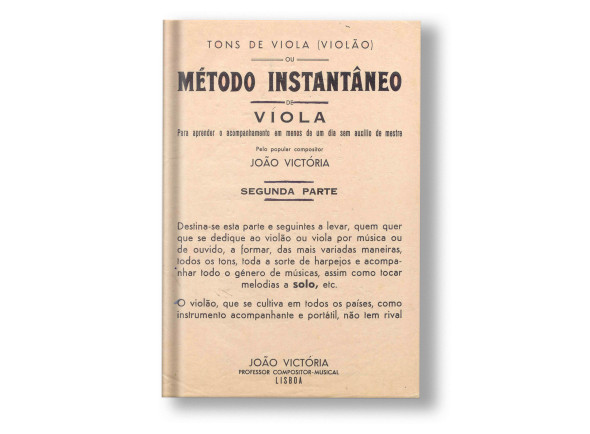 Egitana Livro Método Instantâneo de Viola João Vitória 2ª Parte Egitana Livro Método Instantâneo de Viola João Vitória 2ª Parte